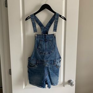Denim Overalls (Shorts)